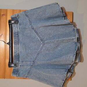 Aerie Light Blue Denim Skirt Sz‎ M